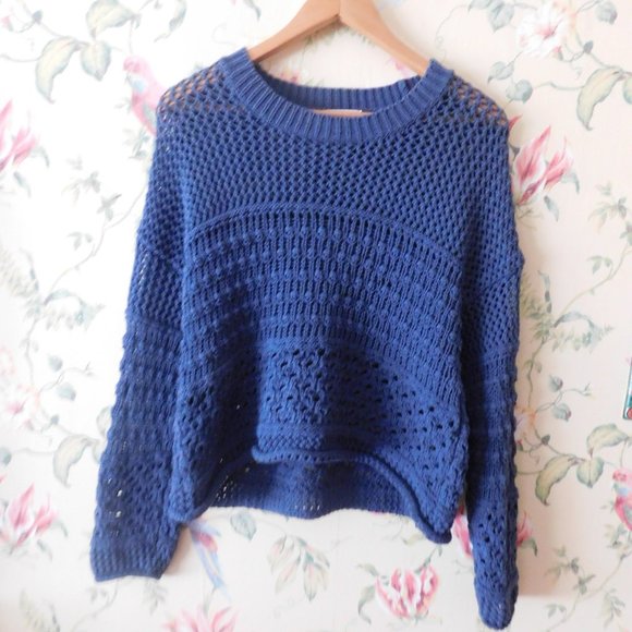 💗Country Blue Sweater Knit💗 - Picture 7 of 8